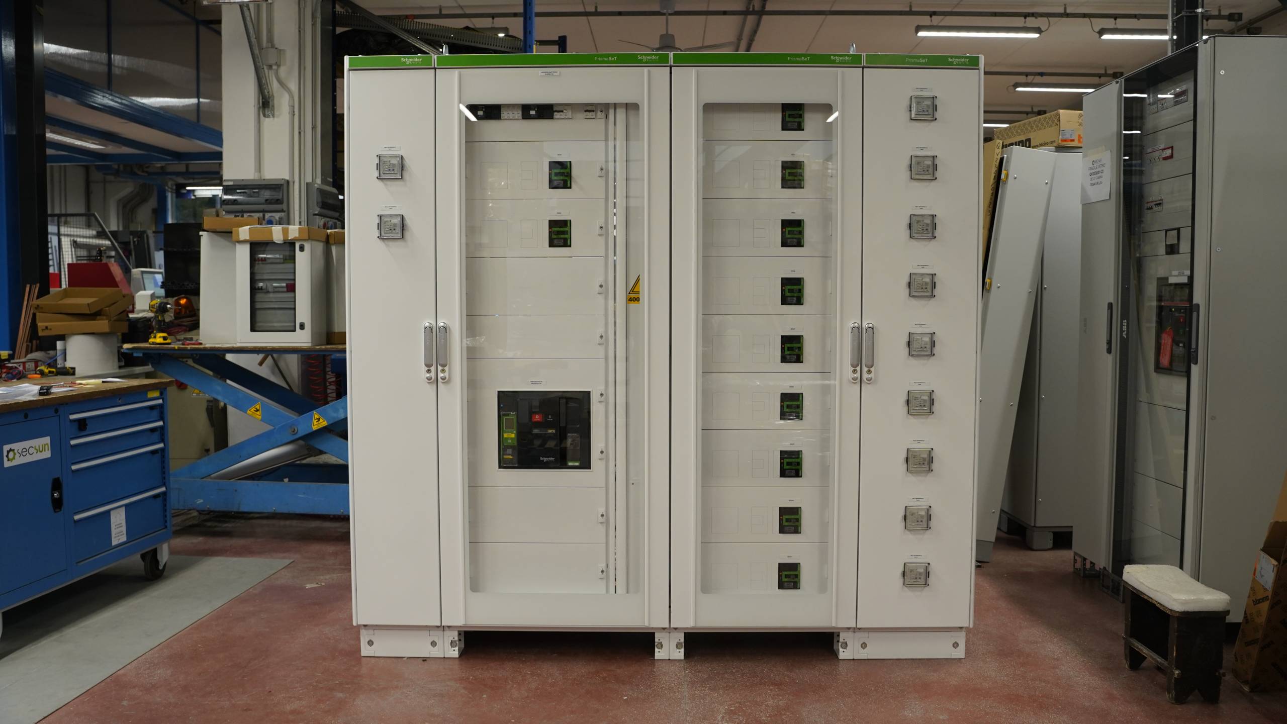secsun quadri elettrici di colore bianco
